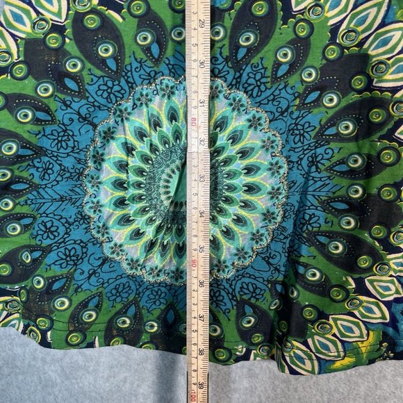Designual Dress XL Multi Color Mandala Fit Flare Artsy Bohemian La Vida Es Chula - Picture 8 of 16